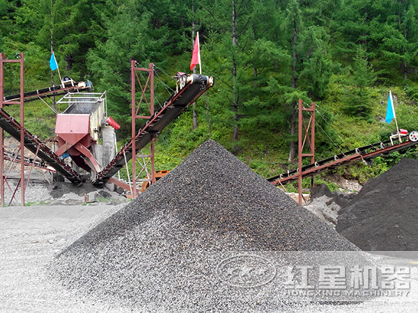 HVI沖擊式制砂、整形機(jī)加工出的石料