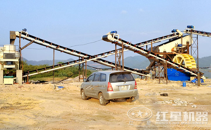 制砂機(jī)、洗砂機(jī)現(xiàn)場