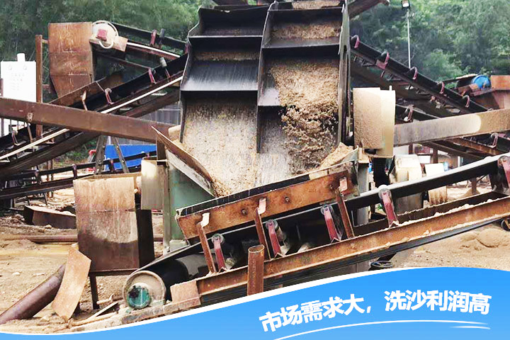 砂石需求量大，洗沙廠洗沙利潤高